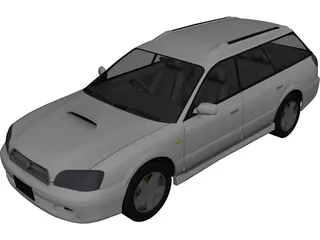 Subaru Legacy (1998) 3D Model