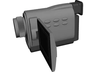 Hurst Video Camera 3D Model 3D Preview