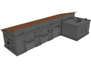Bar Small 3D Model 3D Preview