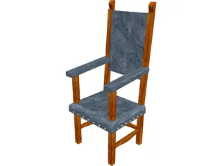 Antique Chair 3D Model