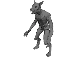 Warewolf 3D Model