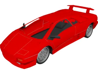 Lamborghini Diablo 3D Model