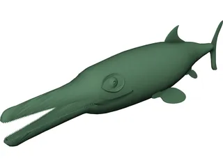 Ictiosaurus 3D Model