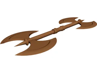 Double Axe 3D Model