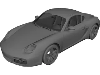 Porsche Cayman S 3D Model