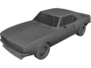 Chevrolet Camaro SS (1969) 3D Model