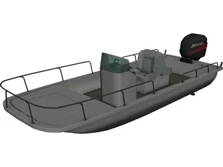 Boston Whaler Boat 3D Model 3D Preview