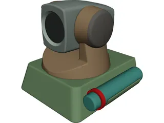 PC WebCam 3D Model