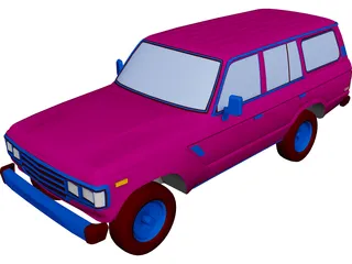 Toyota Land Cruiser 3D Model