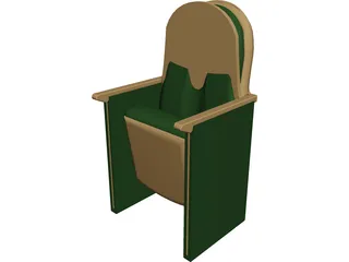 Theater Seat 3D Model