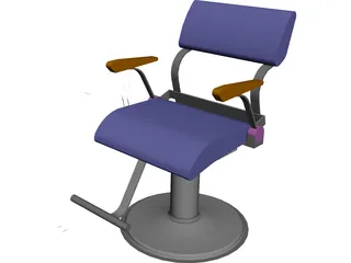 Takara Belmont Fresco Hair Styling Chair 3D Model