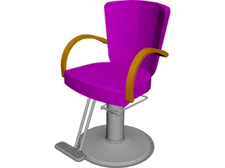 Takara Belmont Liu Hair Styling Chair 3D Model