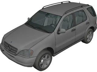 Mercedes-Benz M-class (2006) 3D Model