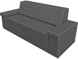 Flop Sofa 3D Model