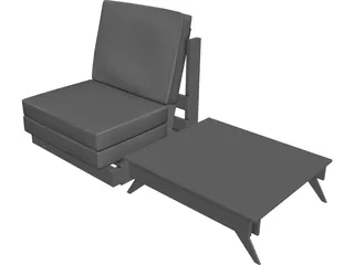 Sofa Outdoor 3D Model