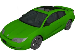 Saturn Ion Quad Coupe (2004) 3D Model 3D Preview