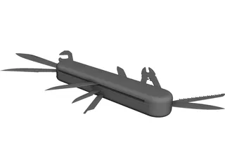 Pocket Knives Multi-Tools 3D Model