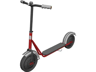 Central Scooter 3D Model