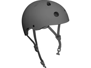 Bike Helmet 3D Model