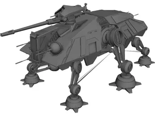 Star Wars AT-TE Walker 3D Model