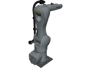 Kuka KR6 R900 Sixx CAD 3D Model