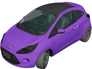 Ford Ka (2014) 3D Model