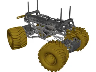 Tamiya TXT-1 RC 1/10 Monster Truck 3D Model