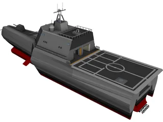 USS Independence (LCS-2) CAD 3D Model