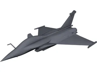 Dassault Rafale CAD 3D Model