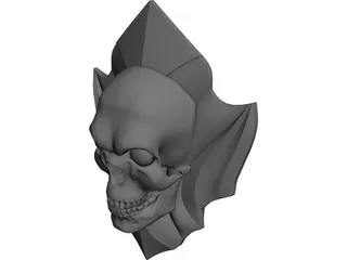 Skull Logo 3D Model