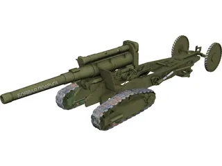 B-4 wz.1931 kal.203mm 3D Model