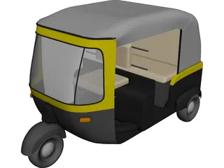 India City Car 3D Model 3D Preview