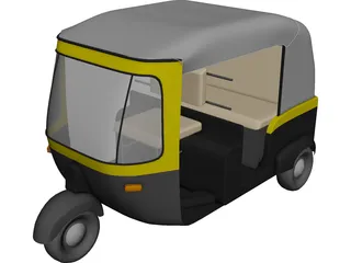 India City Car 3D Model