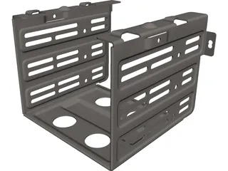 HDD Holder CAD 3D Model