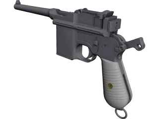 Mauser 711 CAD 3D Model