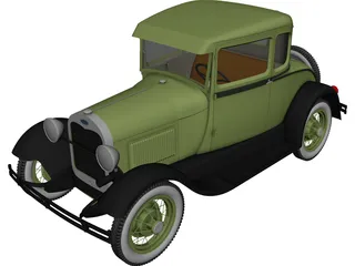 Ford Model A (1939) 3D Model