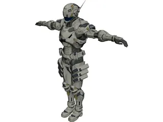 Vanquish Augmented Reaction Suit 3D Model