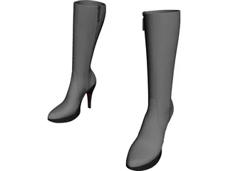 Woman Shoes 3D Model