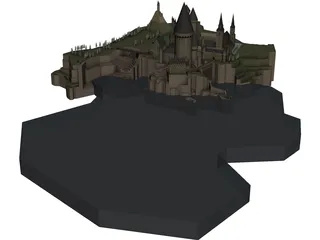 Hogwarts School of Witchcraft and Wizardry  3D Model