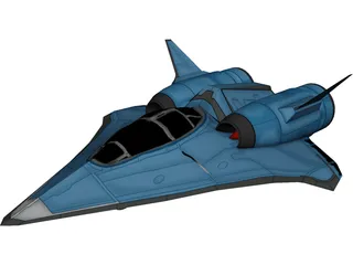 Aliens Spaceship 3D Model 3D Preview