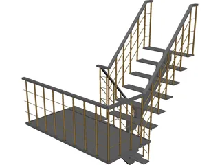 Stair 3D Model