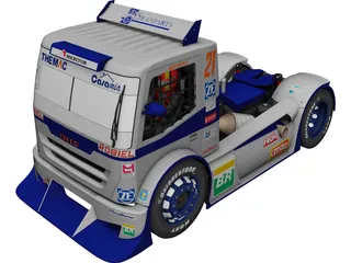 Iveco Stralis Dakarmotors 3D Model