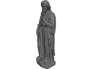 St. Joseph Statue 3D Model