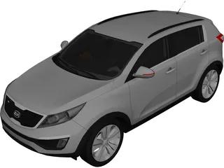 Kia Sportage (2012) 3D Model