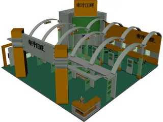 Pump Station 3D Model