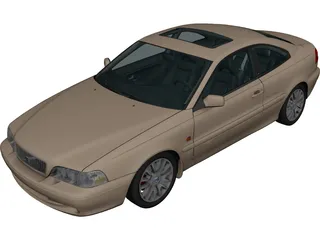 Volvo C70 Coupe 3D Model