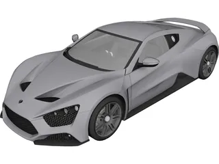 Zenvo ST1 (2010) 3D Model