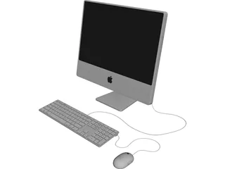 Apple iMac 3D Model