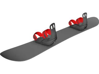 Snowboard 3D Model