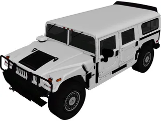 Hummer H1 Alpha 3D Model